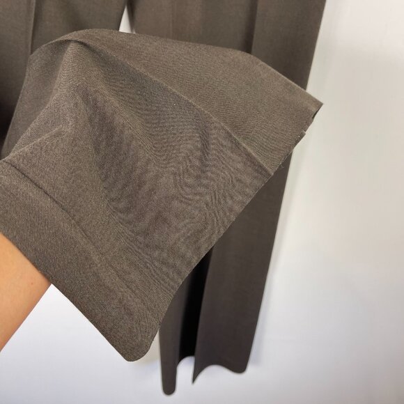 BCBGMaxazria Women's Carla Dress Pants Classic Brown Wool Size 4 Minimalist - Picture 3 of 8